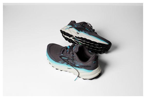Brooks Cascadia 19 Trail Running Shoes, Gray/Blue, Women's
