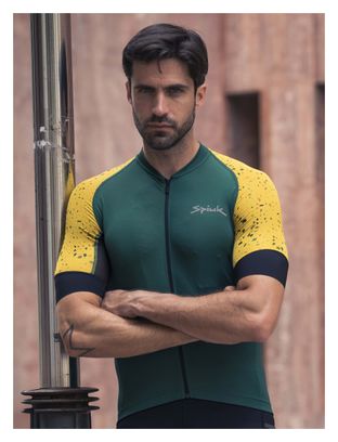Maillot Manches Courtes Spiuk Helios Vert