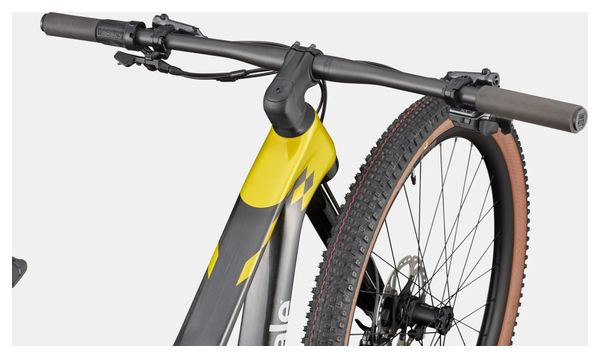 Cannondale Scalpel 2 Lefty Full-Suspension Mountain Bike, Carbon, 29", Shimano 12-Speed, Black/Yellow