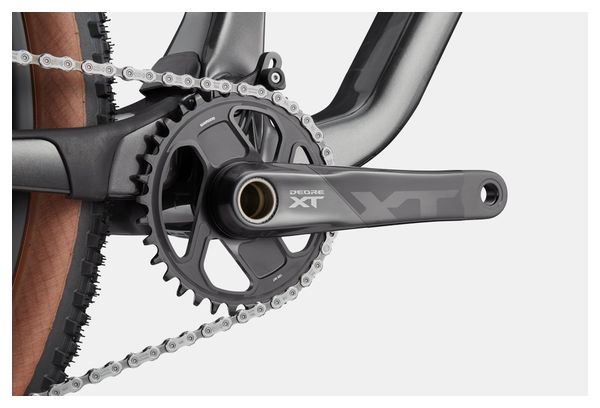 Cannondale Scalpel 2 Lefty Full-Suspension Mountain Bike, Carbon, 29", Shimano 12-Speed, Black/Yellow
