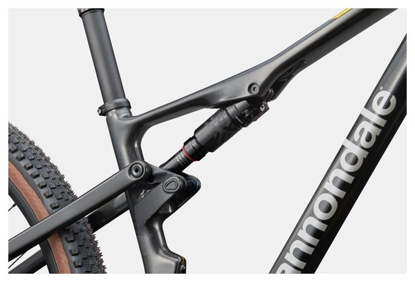 Cannondale Scalpel 2 Lefty Full-Suspension Mountain Bike, Carbon, 29", Shimano 12-Speed, Black/Yellow