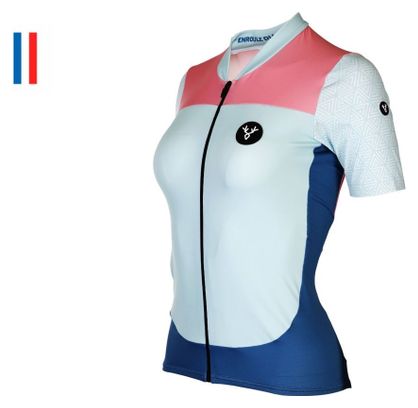 Lebram Aspin Pistachio Maillot de manga corta para mujer Ajuste