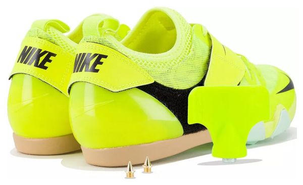 Nike Pole Vault Elite Leichtathletikschuhe Gelb Grün Unisex