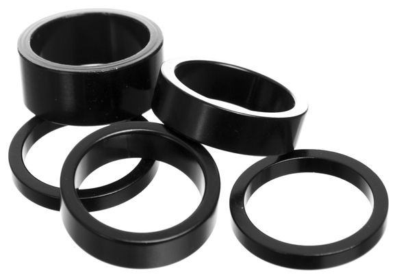 Parti 8.3 Kit di distanziali in alluminio (x5) Nero