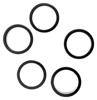 Parti 8.3 Kit di distanziali in alluminio (x5) Nero
