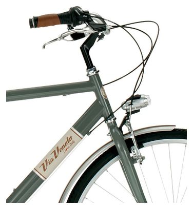 Vélo de ville Via Veneto 605man  cadre en acier 54cm  roues 700x35c  6 vitesses.