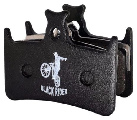 Paires de Plaquettes BLACK RIDER pour HOPE E4 Semi-métallique  Agressif