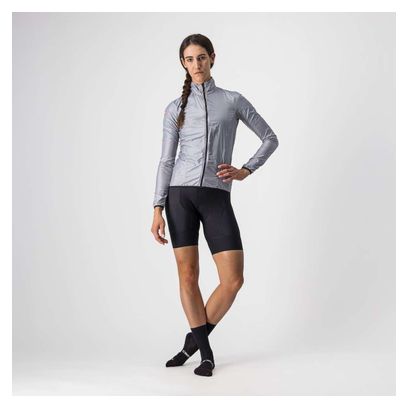 Castelli Aria Shell Women's Long Sleeve Jacket grey