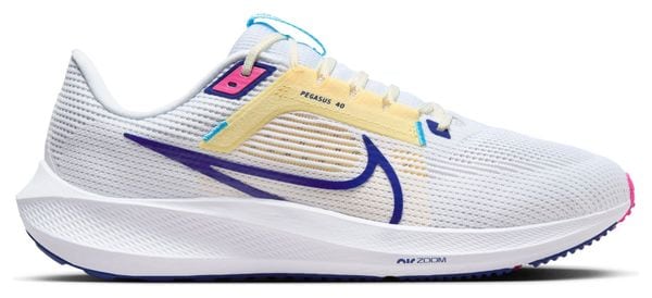 Nike Air Zoom Pegasus 40 Laufschuhe Weiß Blau Pink