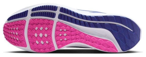 Chaussures de Running Nike Air Zoom Pegasus 40 Blanc Bleu Rose