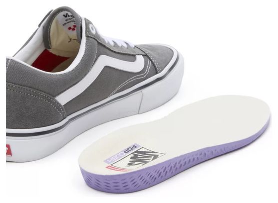 Zapatillas Vans Skate Old Skool Gris/Blanco