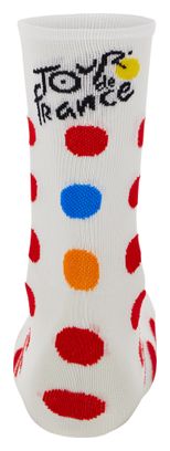 Santini Tour de France-sokken, wit/rood