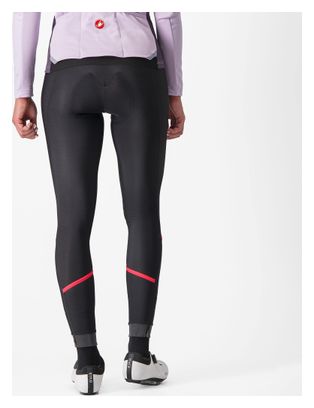 Castelli Velocissima Women's Thermal Broek Zwart/Rood