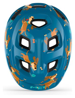 MET Hooray Blue Dachshund Children's Helmet