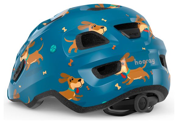 MET Hooray Blue Dachshund Children's Helmet