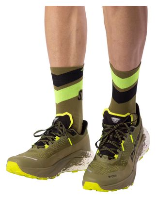 Chaussures Trail Dynafit Ultra 100 V3 GTX Kaki Homme