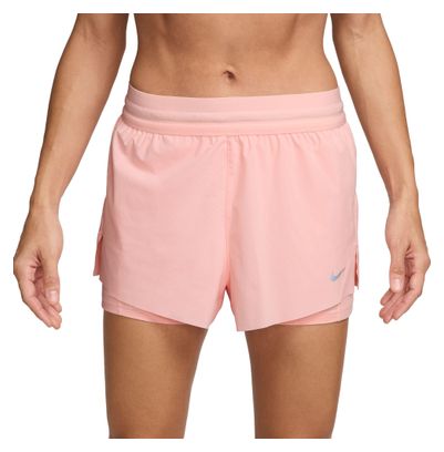 Short 2 en 1 Nike Dri-Fit Swift Rose Femme