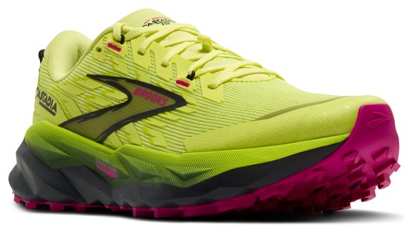 Scarpe da trail Brooks Cascadia 19 Giallo/Rosa Donna