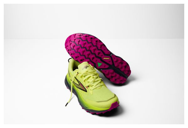 Scarpe da trail Brooks Cascadia 19 Giallo/Rosa Donna
