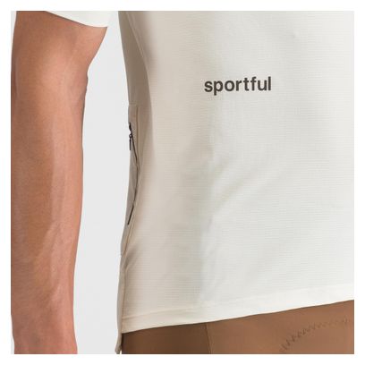 Maillot manga corta Sportful Supergiara Blanco