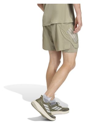 Short 2-en-1 adidas adi365 Formotion Kaki Homme