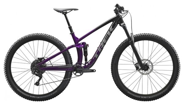 VTT Tout Suspendu Trek FUEL EX Shimano DEORE 10V Noir Violet 2020 - Main Image
