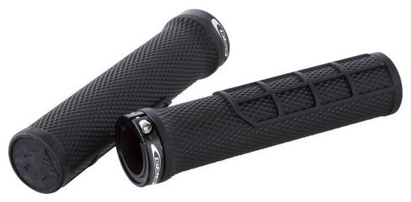 Paire de poignées vélo - 128 mm - noir