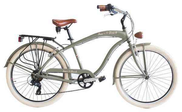 Vélo de ville Via Veneto VV790M CRUISER cadre aluminium  6 vitesses  roues 26×2.125