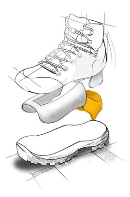 Chaussures de Randonnée Meindl Engadin MFS Marron Homme