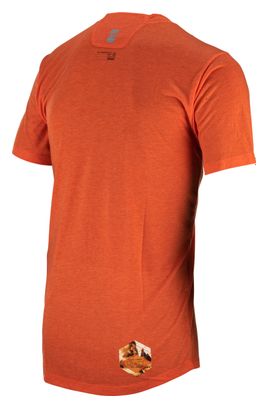 Leatt MTB AllMtn 2.0 Flame Orange Short Sleeve Jersey for kids