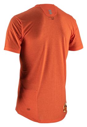 Leatt MTB AllMtn 2.0 Flame Orange Short Sleeve Jersey for kids