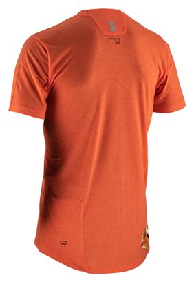 Maillot Manches Courtes Enfant Leatt MTB AllMtn 2.0 Flame Orange