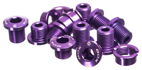 Kit de tornillos de espiral en caja púrpura