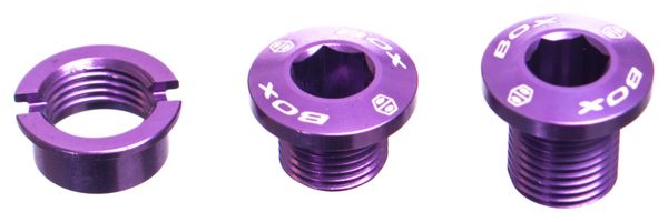 Kit de tornillos de espiral en caja púrpura