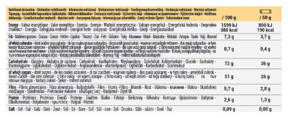 Energierijke repen Decathlon Nutrition 1:08 Proline Banaan 5x50g