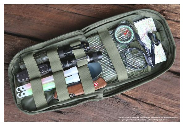 Pochette MOLLE Snake vert olive - Brandit