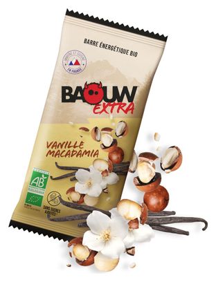Barre Énergétique Baouw Extra Vanille / Macadamia 50g