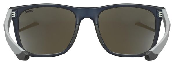 Uvex LGL 42 Brille Grau/Spiegelgläser Blau