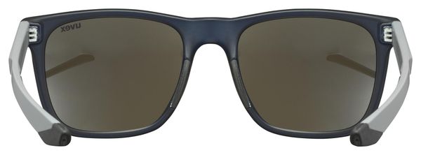 Uvex LGL 42 Brille Grau/Spiegelgläser Blau