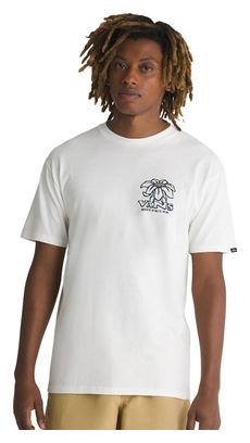 T shirt vans blanche on sale