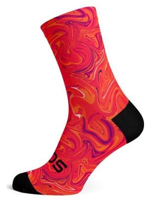 Paire de Chaussettes - Marble Orange Socks