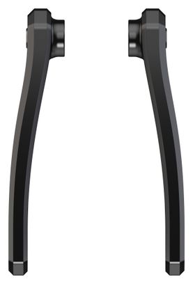 Title CR1-E Black Cranks (Without Chainring)