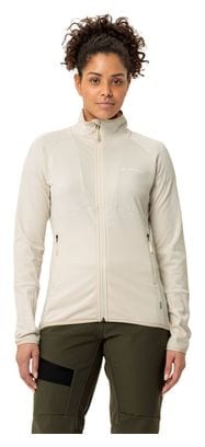 Women's Vaude Monviso Fleece Jacket White Ecru