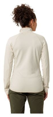 Women's Vaude Monviso Fleece Jacket White Ecru