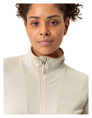 Women's Vaude Monviso Fleece Jacket White Ecru