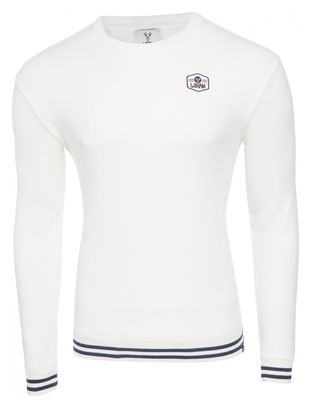 LeBram Marshmallow Crest Sweatshirt / Wit