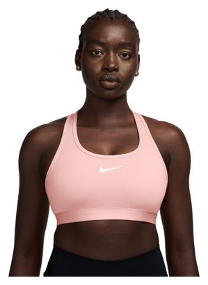 Sujetador Nike Swoosh Medium Support Rosa Mujer