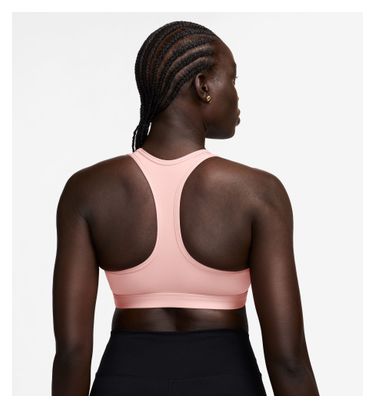 Sujetador Nike Swoosh Medium Support Rosa Mujer