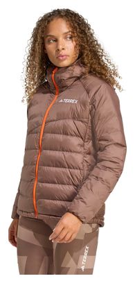 Donsjack adidas Terrex Xperior Climawarm+ Bruin voor dames