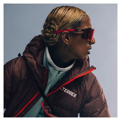 Donsjack adidas Terrex Xperior Climawarm+ Bruin voor dames